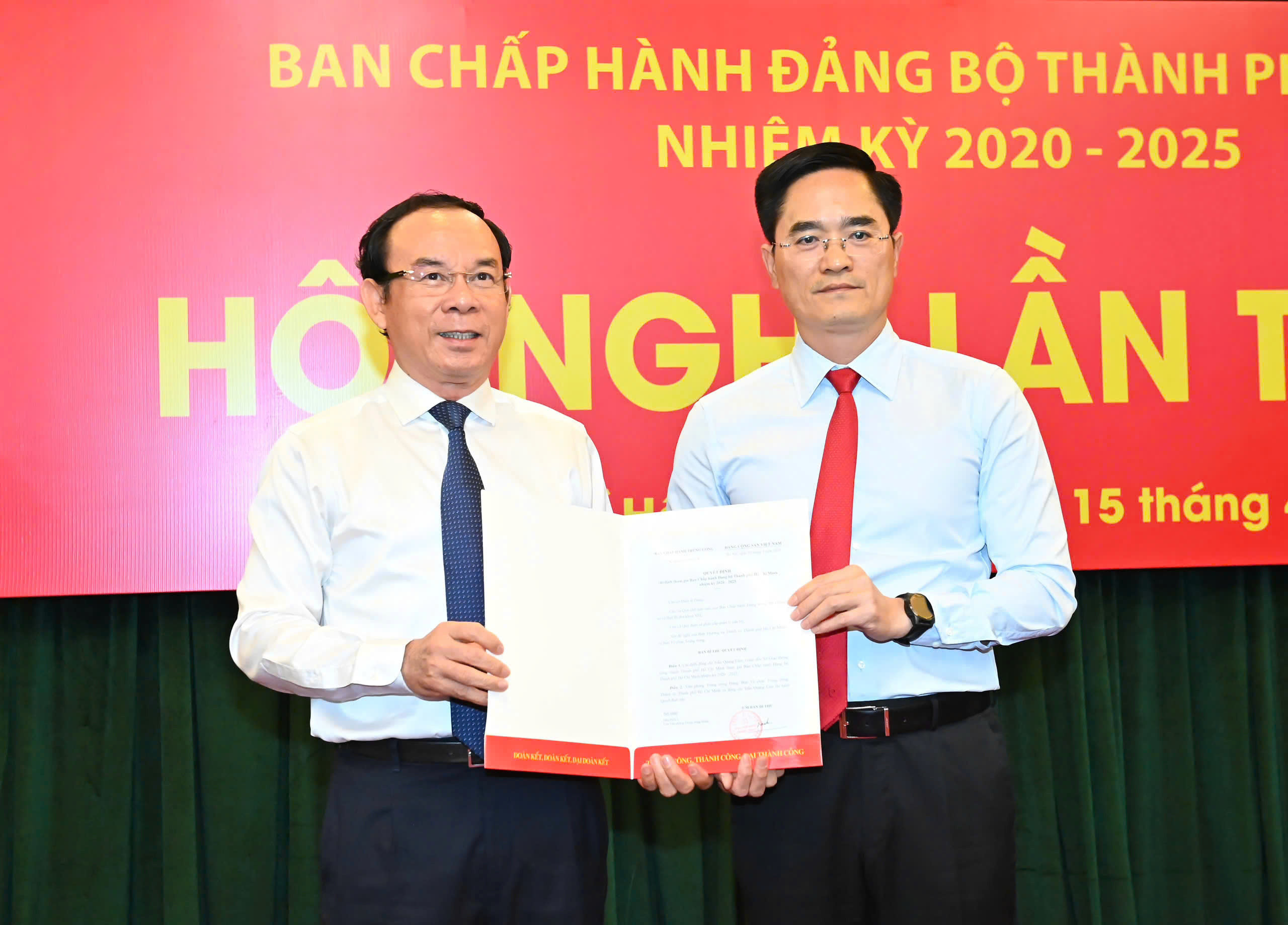 Chỉ định Giám đốc Sở Giao thông Công chánh tham gia Ban Chấp hành Đảng bộ TP.HCM