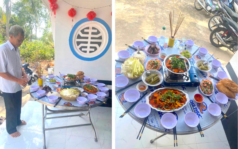 Sự thật xúc động về mâm cơm chiến sỹ trong lễ giỗ của người miền Tây