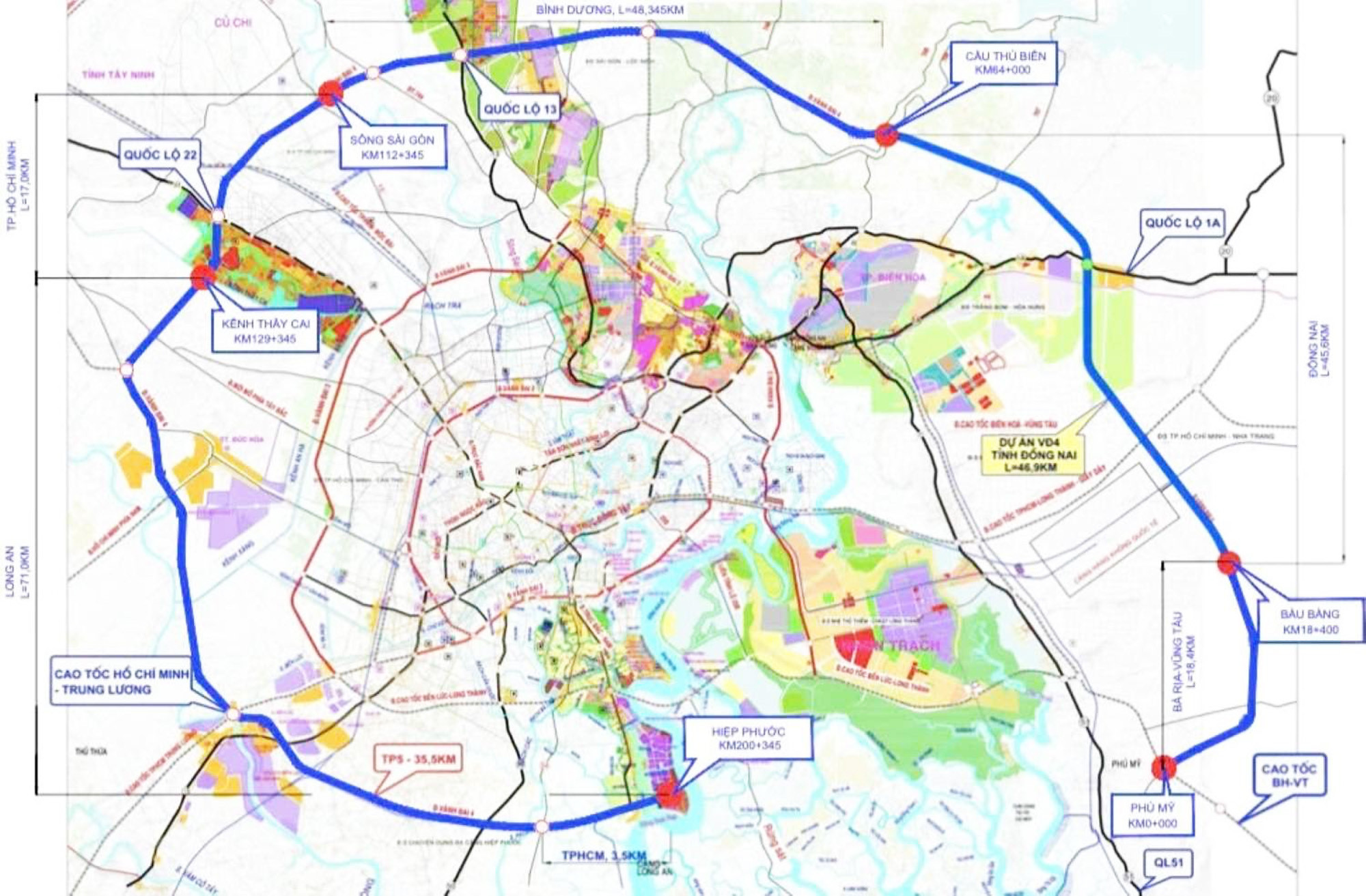TP.HCM dự kiến đầu tư hơn 11.000 tỷ đồng cho Dự án đường Vành đai 4
