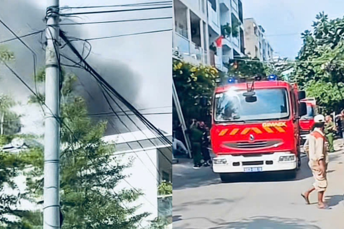 Cháy căn nhà 3 tầng ở TP.HCM, 1 người chết