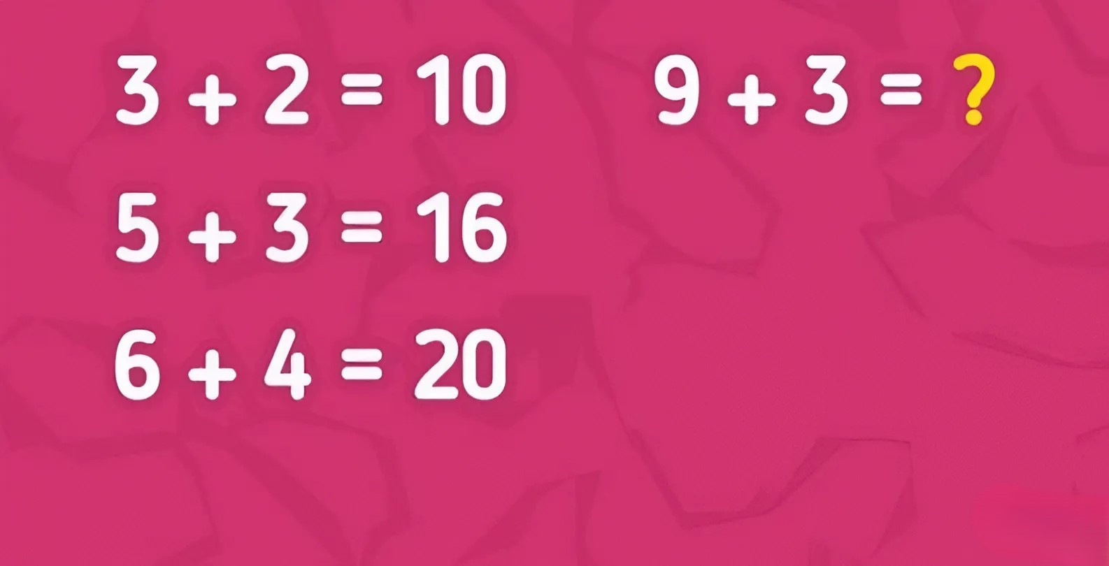 Đố bạn tìm ra quy luật của bài toán siêu khó này