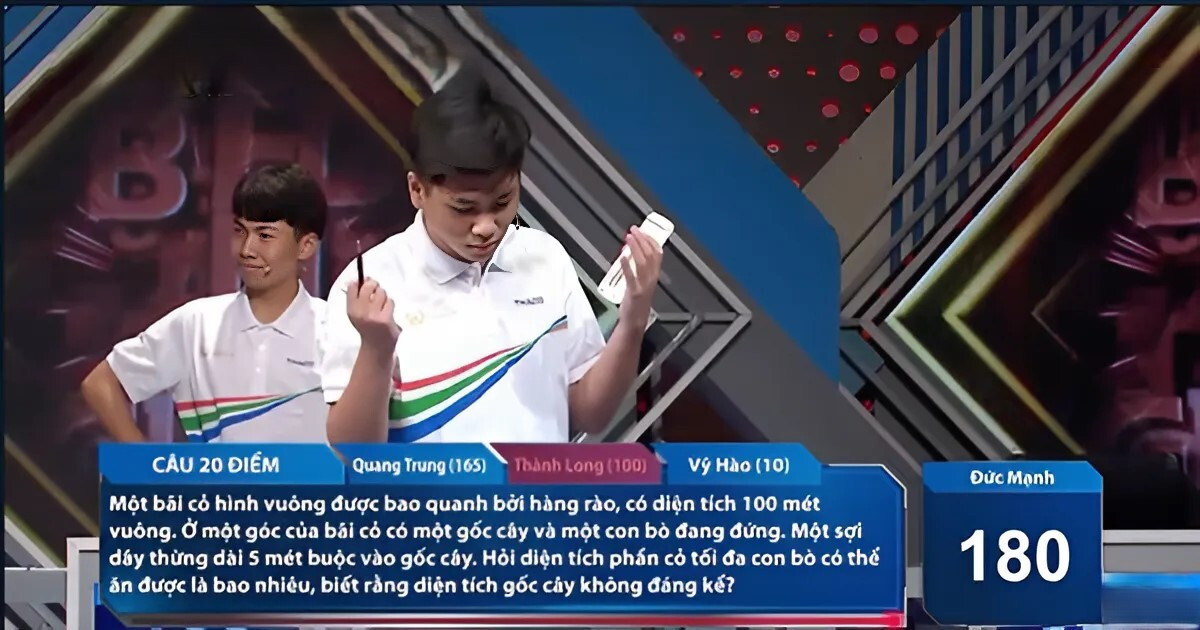 Câu hỏi Đường lên đỉnh Olympia chưa có lời giải