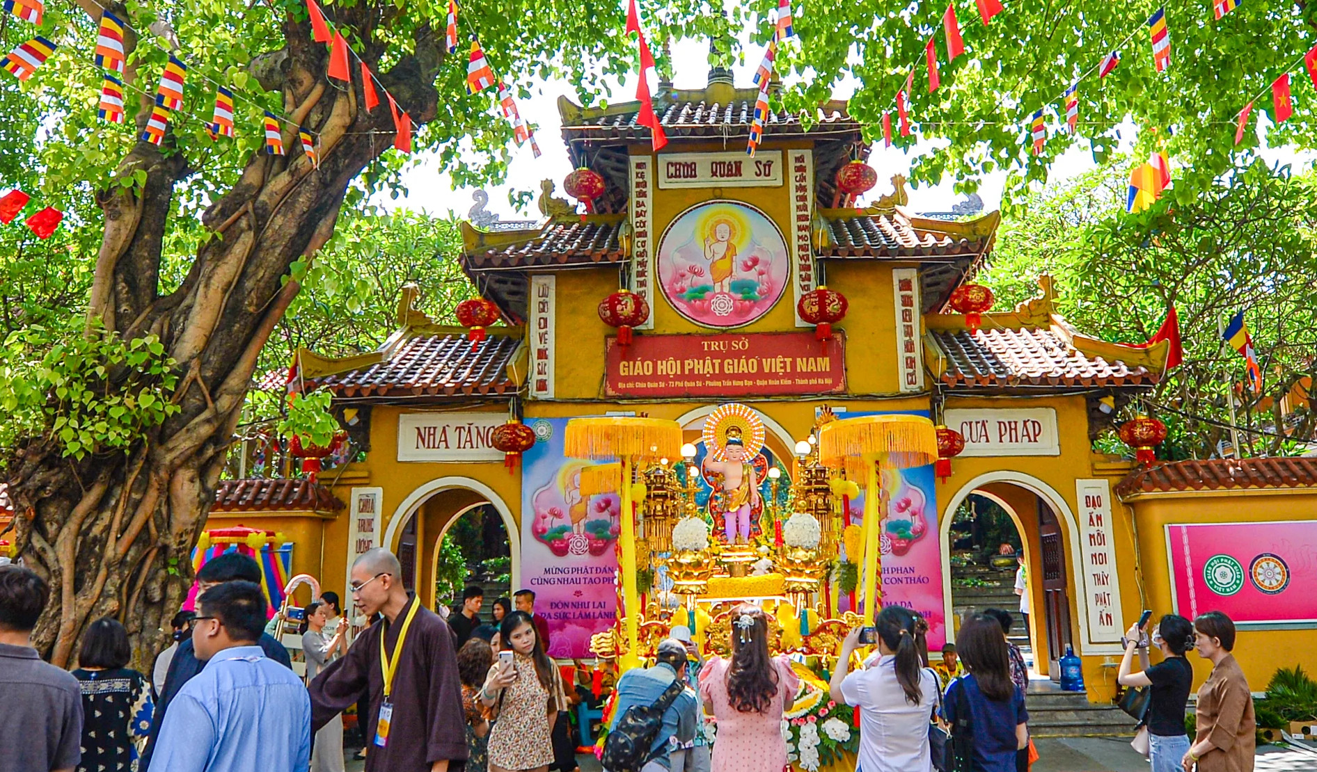 Ngôi chùa hơn 500 năm tuổi ở Hà Nội trước giờ cung nghinh xá lợi Đức Phật