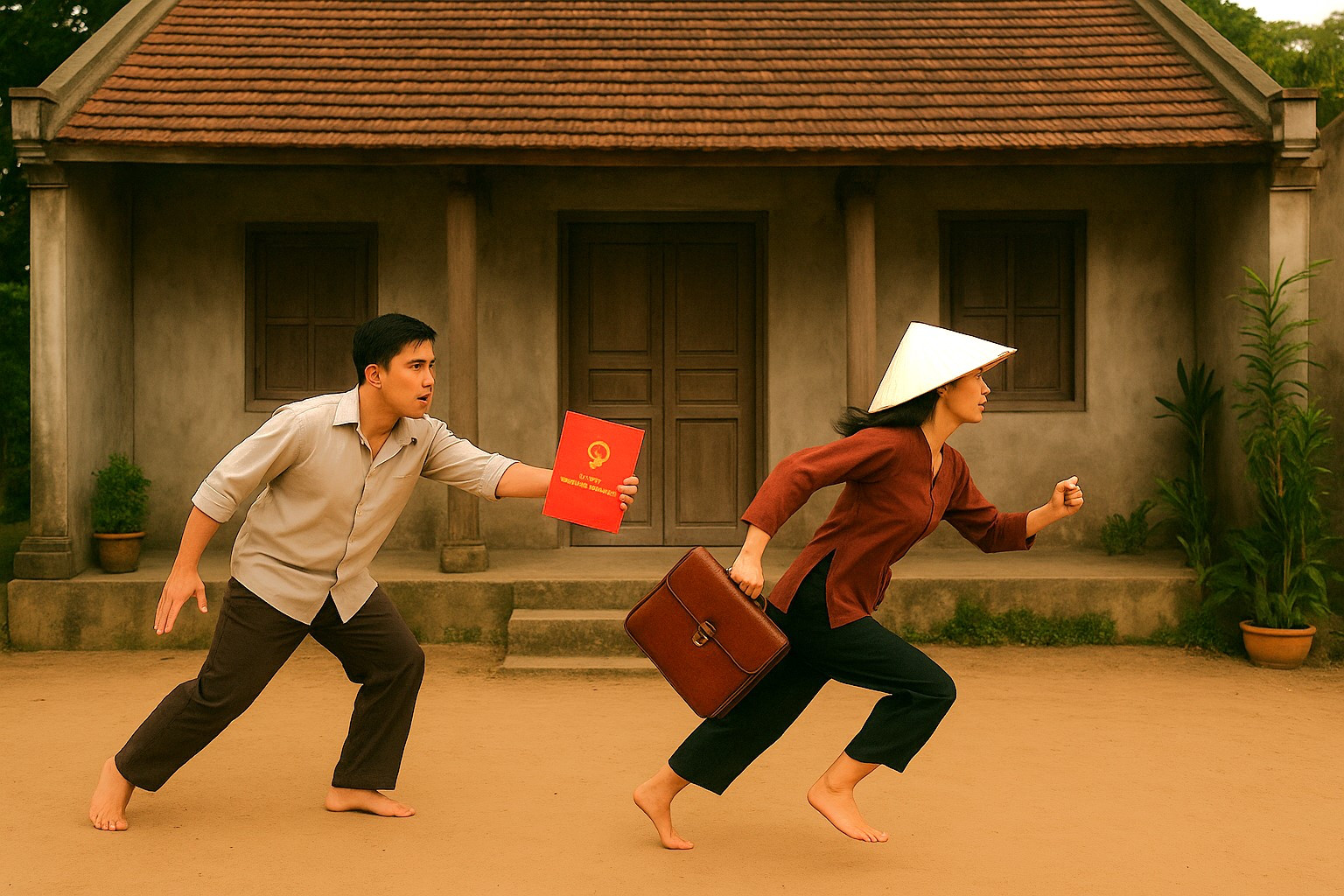 Vợ nợ nần bỏ trốn khỏi địa phương, chồng có quyền bán nhà đất chung không?