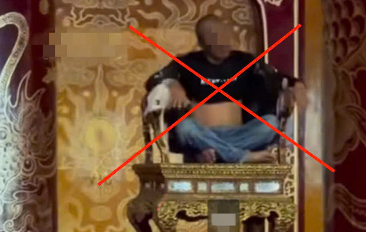 Gã đàn ông lẻn vào khu vực cấm, phá bảo vật quốc gia ngai vàng triều Nguyễn