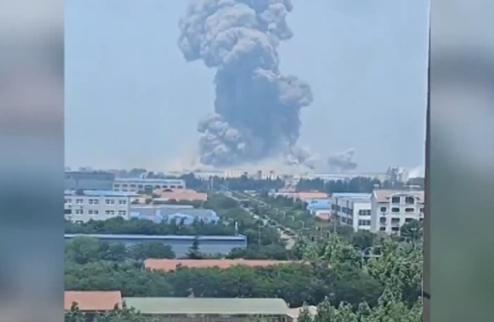 Vụ nổ 'như bom nguyên tử' làm rung chuyển nhà máy hóa chất Trung Quốc