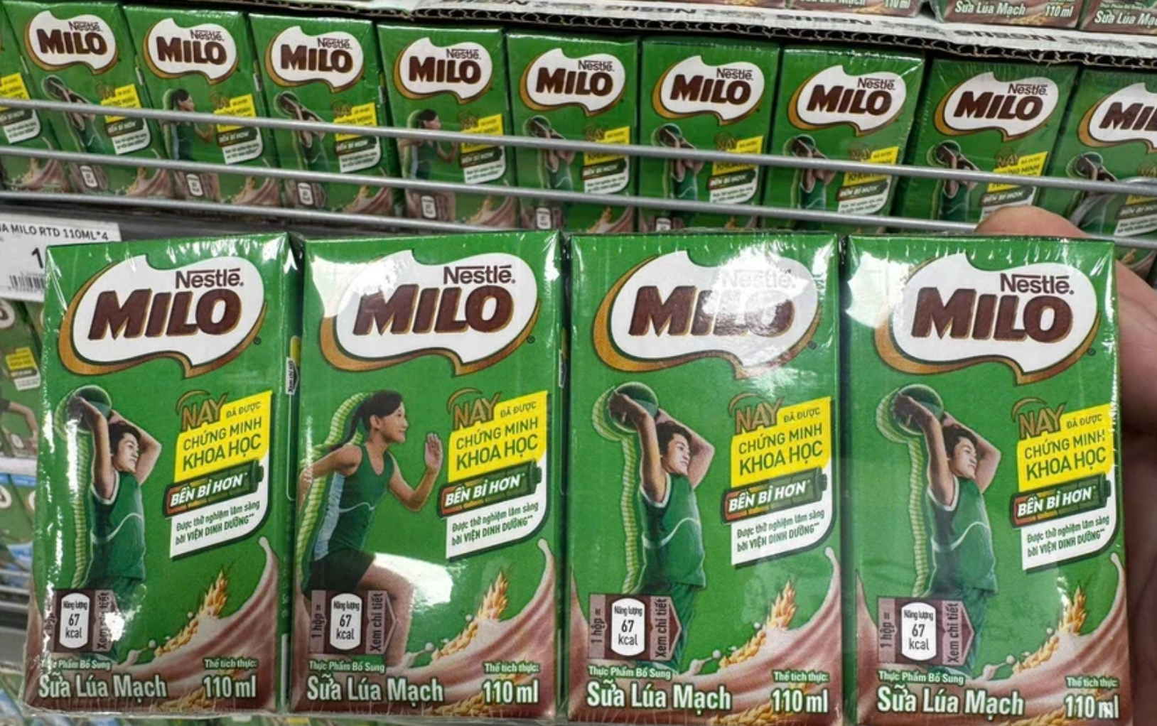 Có dấu hiệu lừa dối trong quảng cáo sữa lúa mạch Nestlé Milo
