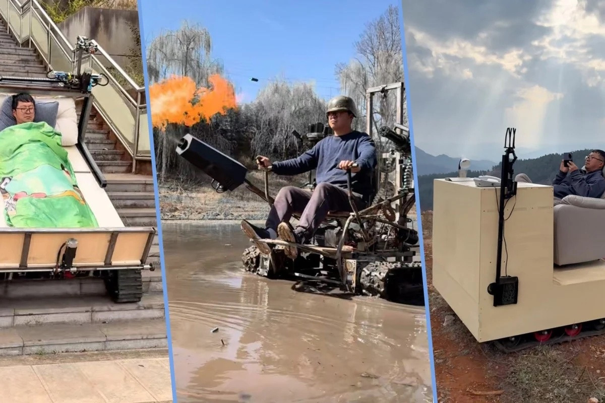 'Dị nhân' trên núi cao chế tạo 300 chiếc xe kỳ lạ trong 7 năm 