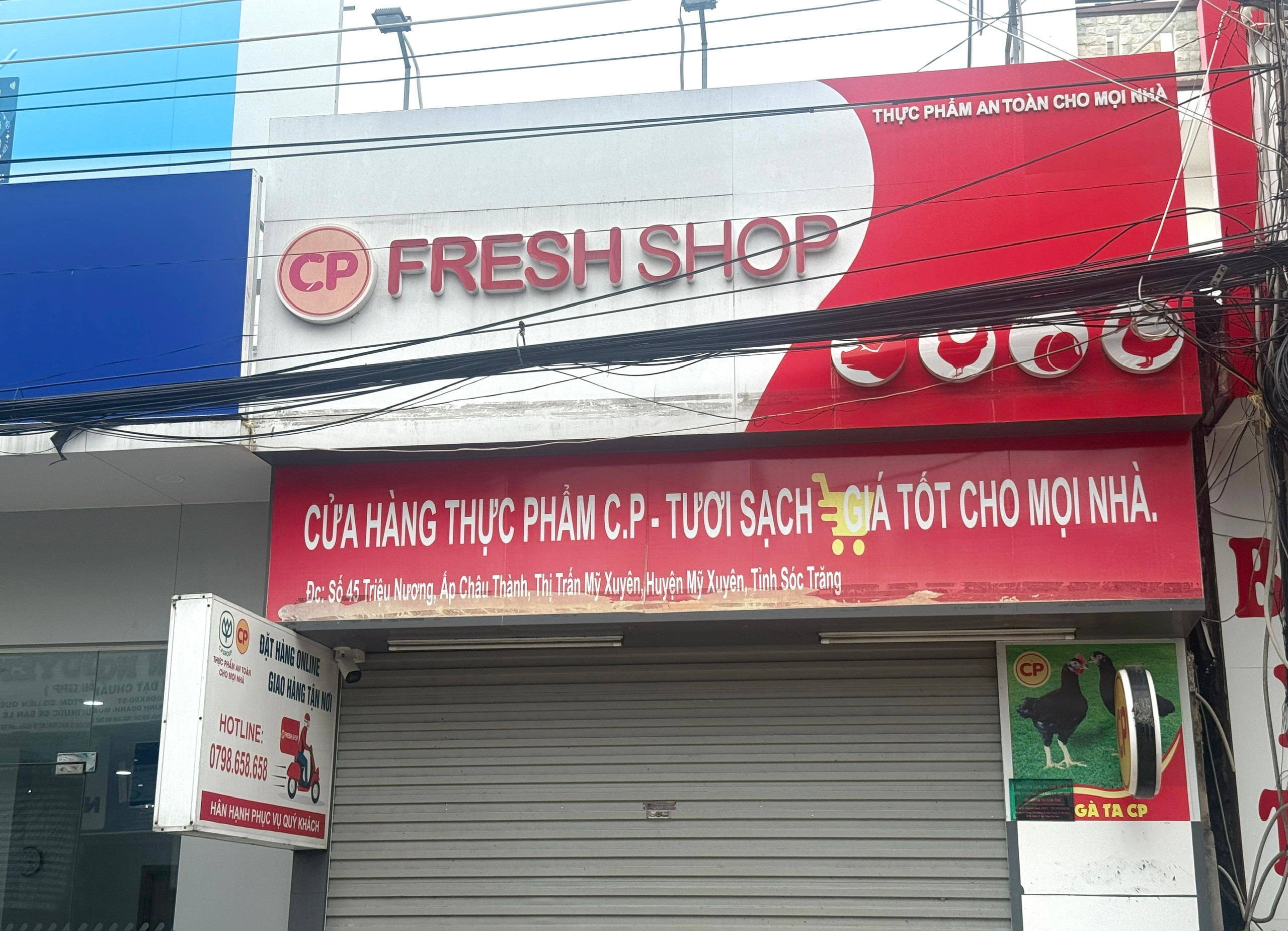 3/4 cửa hàng của C.P. tại Sóc Trăng sử dụng giấy chứng nhận An toàn thực phẩm hết hạn