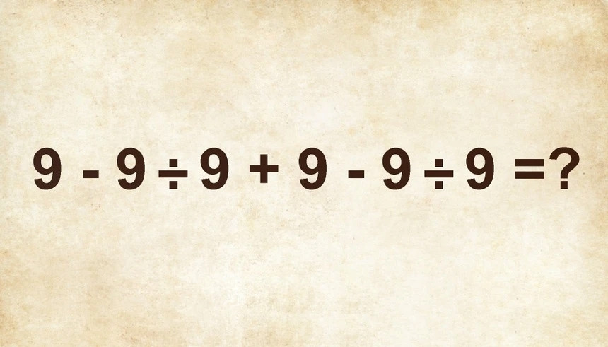 Phép toán cộng trừ khiến dân mạng 'rối não'