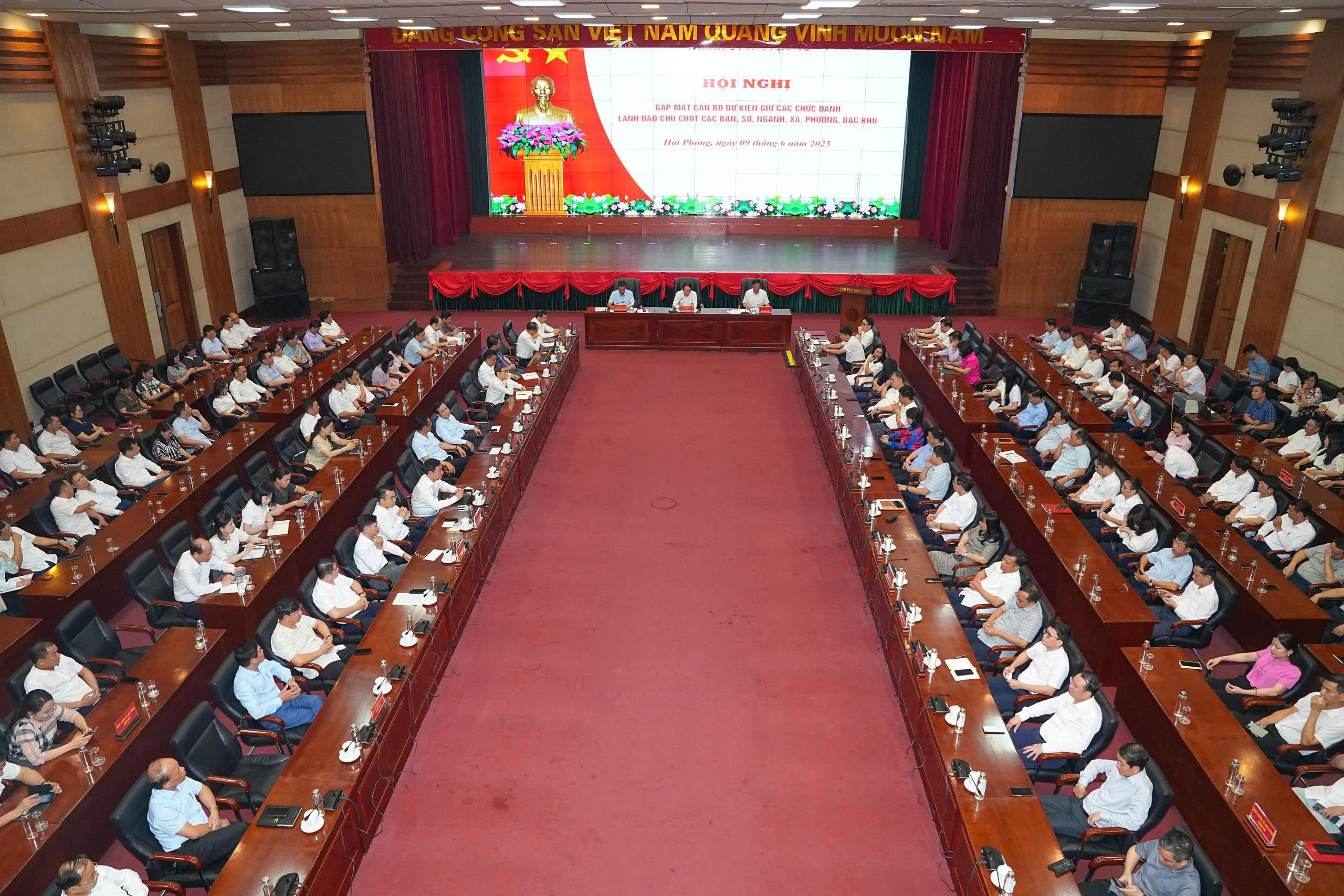 Hải Phòng thống nhất 150 nhân sự chủ chốt cấp xã