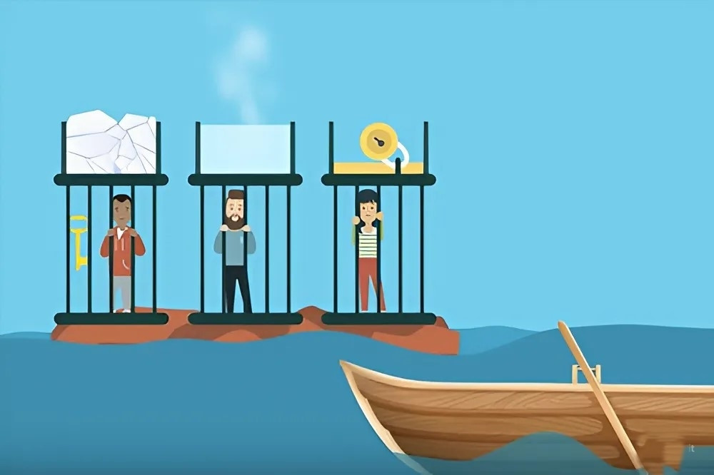 Đố bạn trong 20 giây tìm cách thoát khỏi chiếc lồng giữa hồ sâu