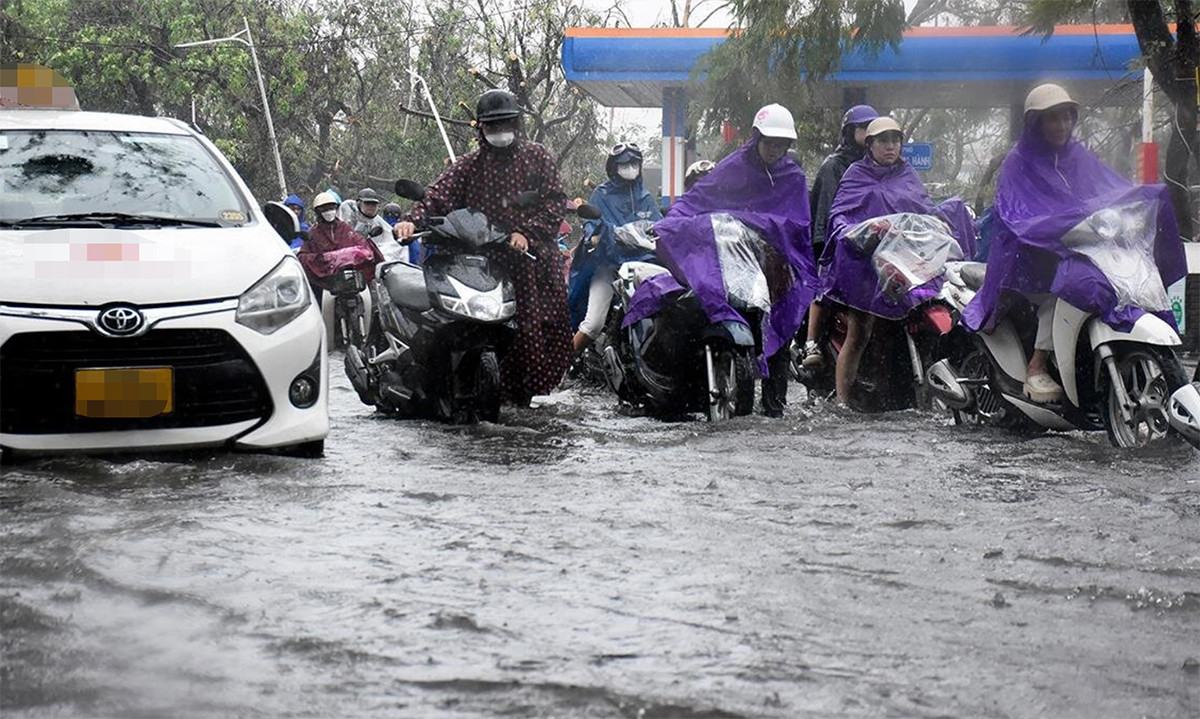 Miền Bắc mưa rất to kéo dài đến hết tuần và dự báo thời tiết 10 ngày tới
