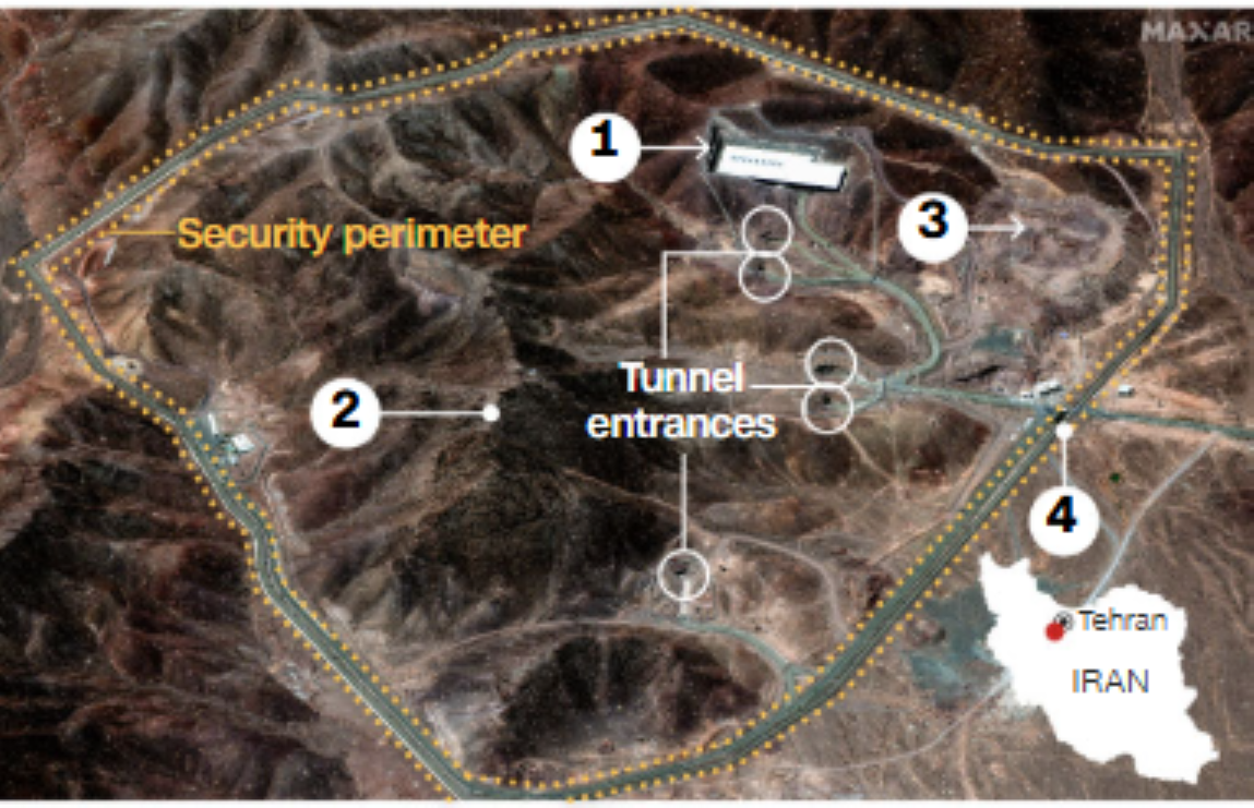 Iran xác nhận ba cơ sở hạt nhân chiến lược bị tấn công