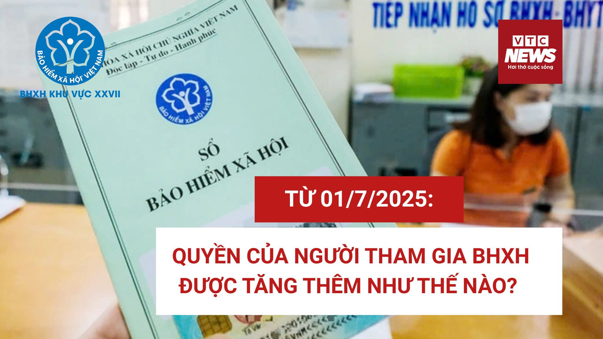 Từ 01/7/2025, quyền của người tham gia BHXH tăng thêm thế nào?