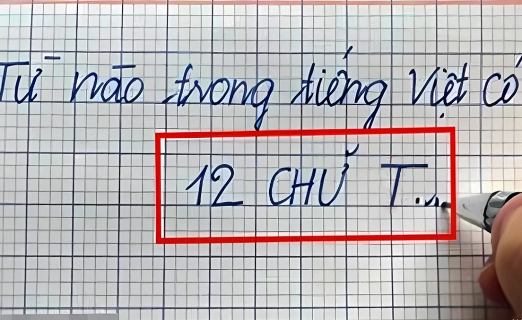 Từ nào trong Tiếng Việt có 12 chữ T?