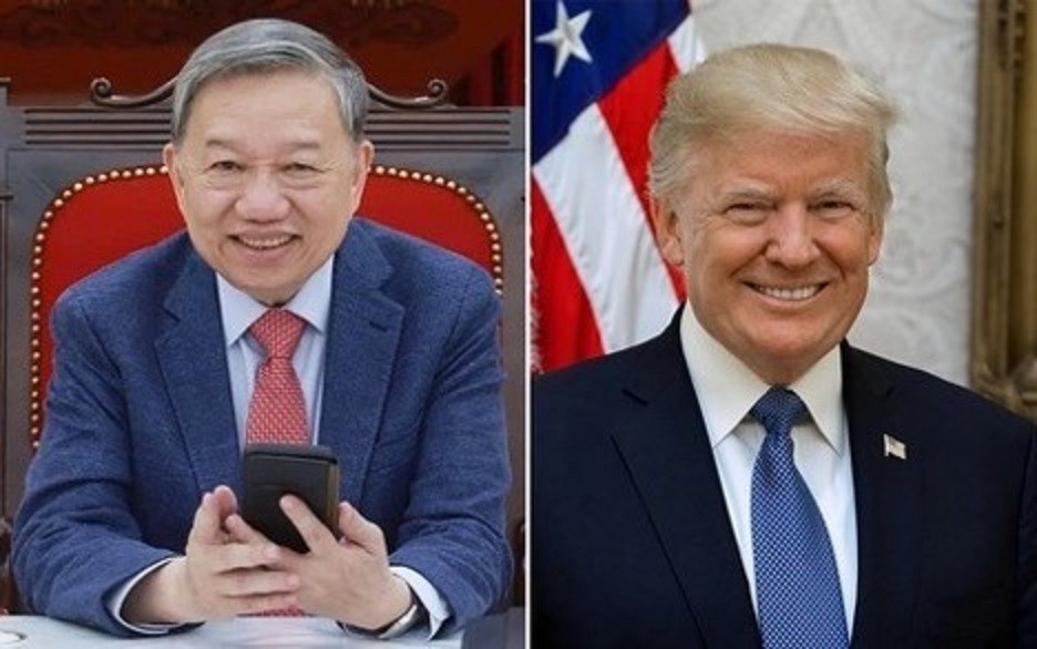 Tổng Bí thư Tô Lâm điện đàm với Tổng thống Donald Trump về kết quả đàm phán thuế quan