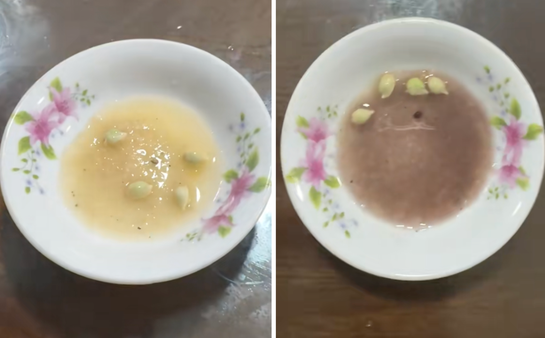 Vắt chanh vào bột canh thấy chuyển màu tím, có phải bột canh bị làm giả?