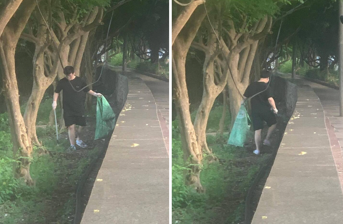 Dân mạng 'truy lùng' chàng trai trẻ âm thầm dọn rác ở Vũng Tàu, TP.HCM