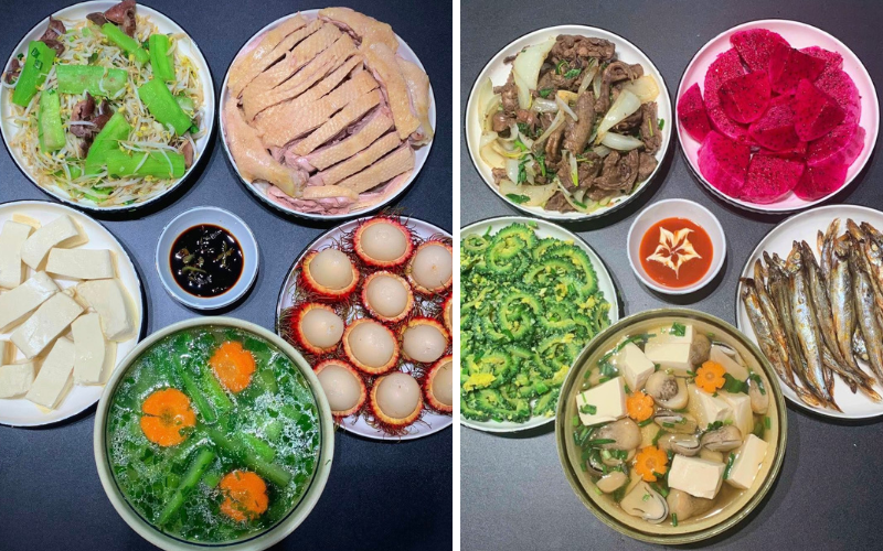 Mẹ đảm gợi ý 30 mâm cơm nhà ngon, đẹp mà không trùng lặp món nào