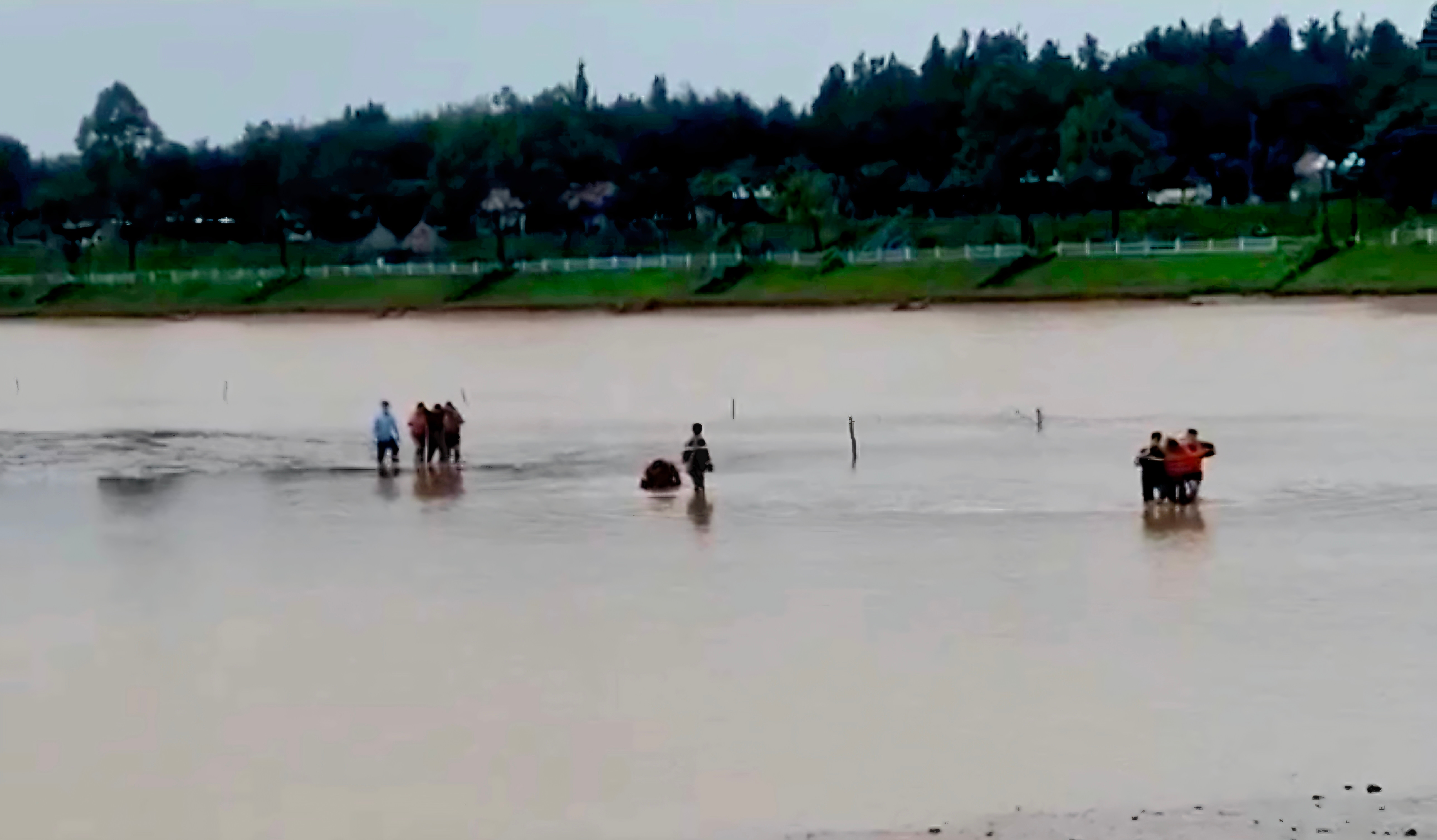 Cứu hai anh em ruột ở Quảng Ngãi suýt chết đuối trên sông Đăk Bla