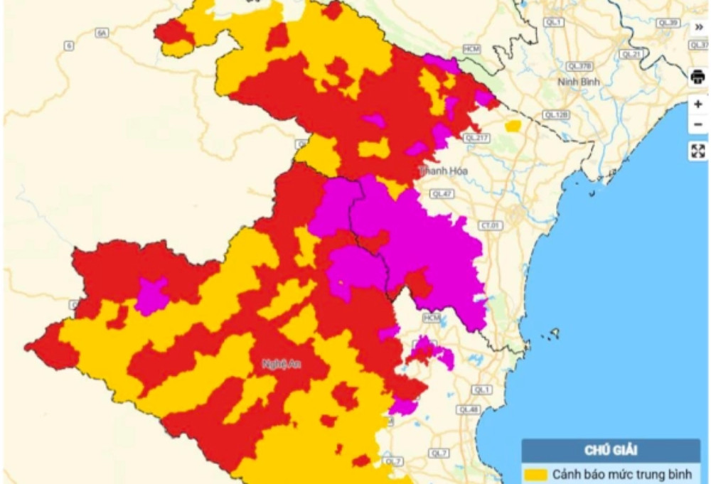 Bão số 3 Wipha: Thanh Hóa, Nghệ An hứng mưa lớn nhất, nguy cơ lũ quét và sạt lở