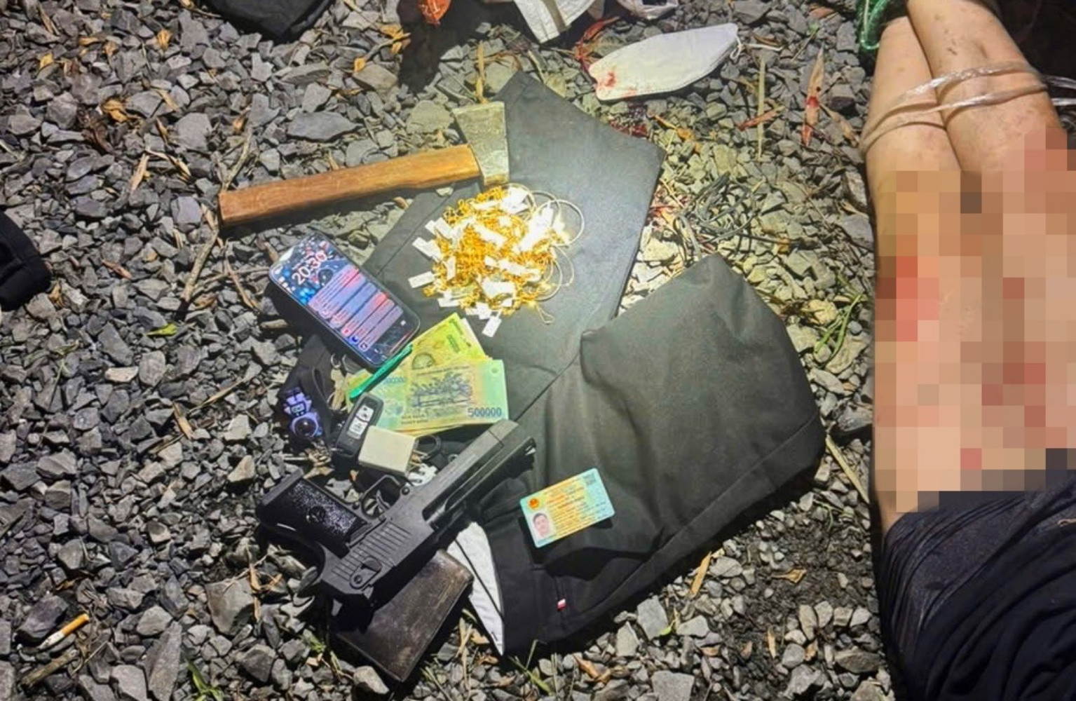 Bắt giữ nghi phạm dùng vật giống súng cướp tiệm vàng ở Tây Ninh