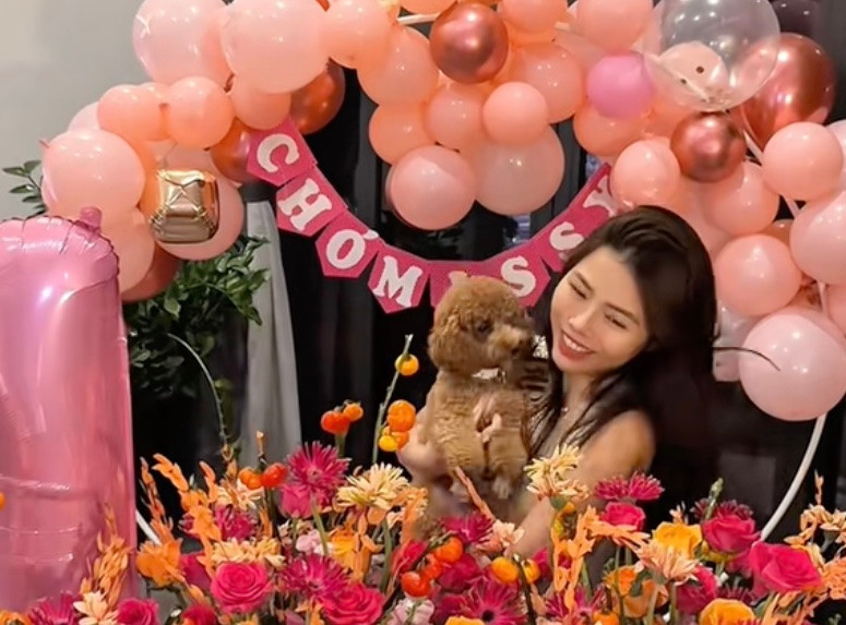 Tranh cãi chuyện cô gái Hà Nội chi 50 triệu đồng tổ chức sinh nhật cho chó 