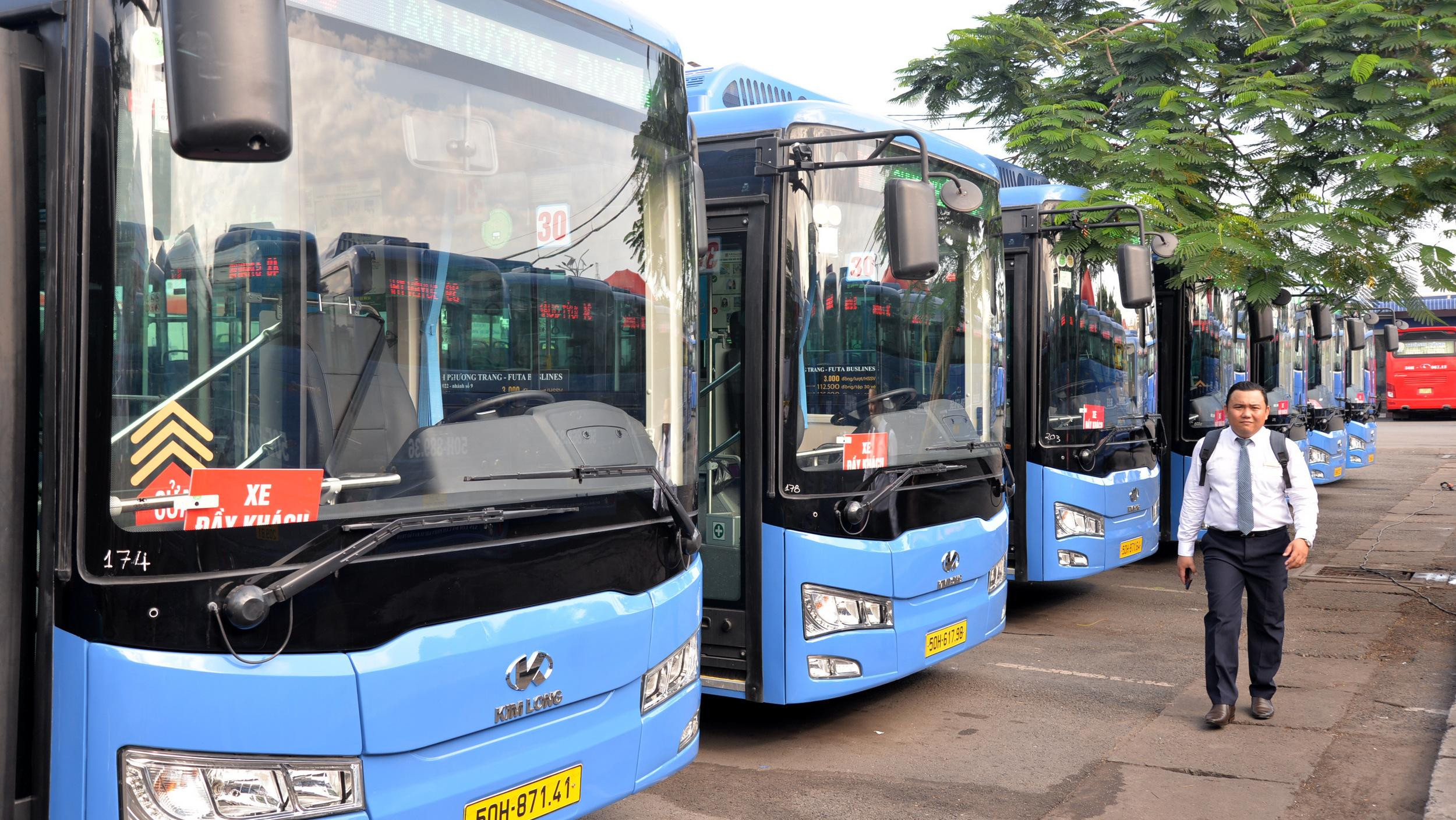 TP.HCM vận hành 27 tuyến xe buýt điện từ 1/8