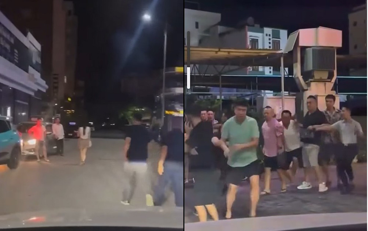 Tạm giữ hình sự 6 người đánh nhau trước cửa quán karaoke ở Quảng Ninh