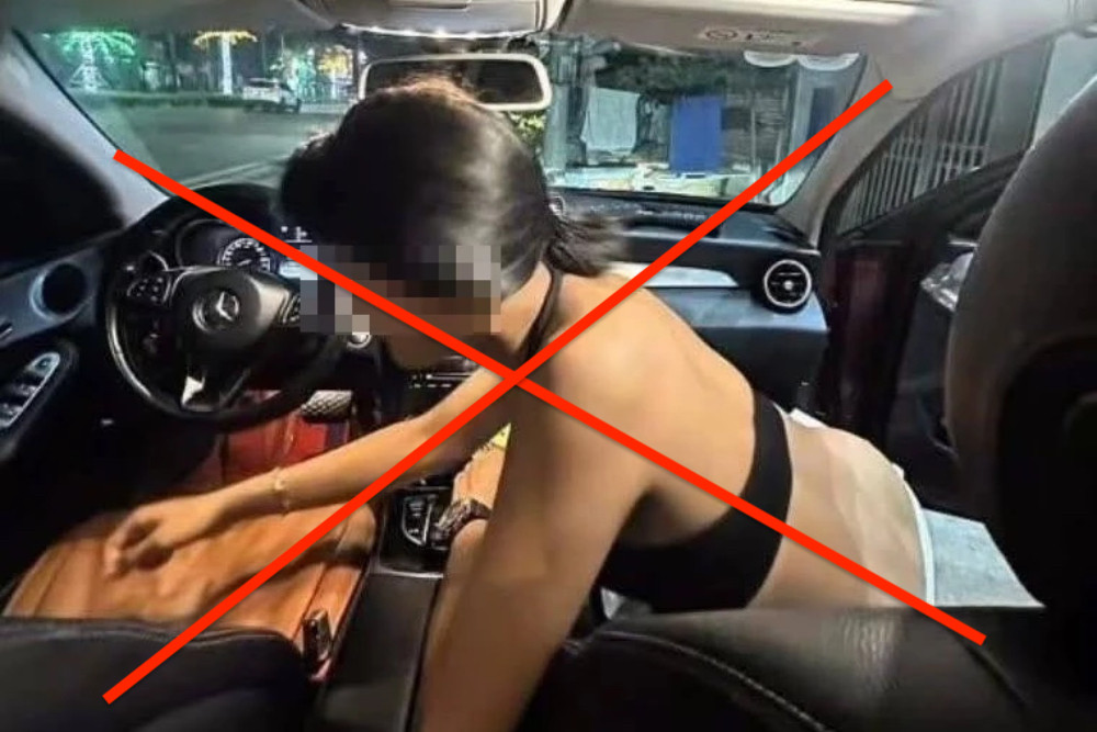 Triệu tập 3 thanh niên dàn dựng clip, giả gái đóng 'cảnh nóng' trên xe Mercedes