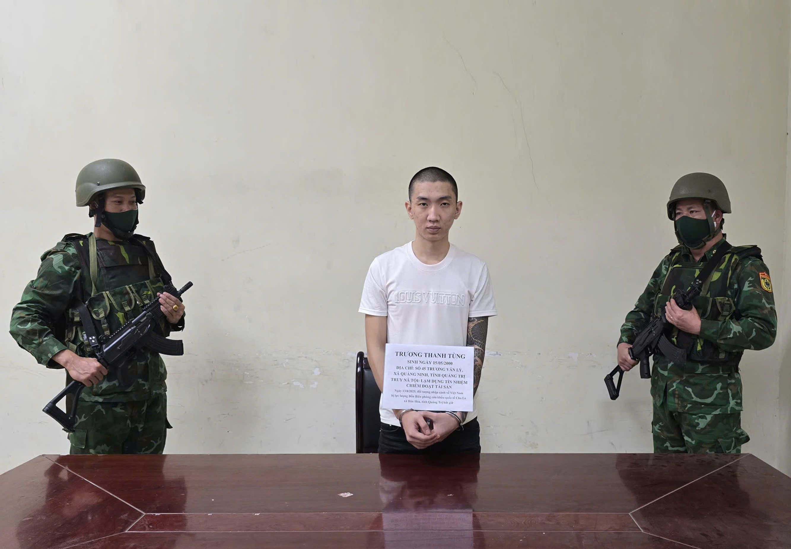 Tội phạm sang Lào trốn nã bị bắt khi nhập cảnh về Việt Nam