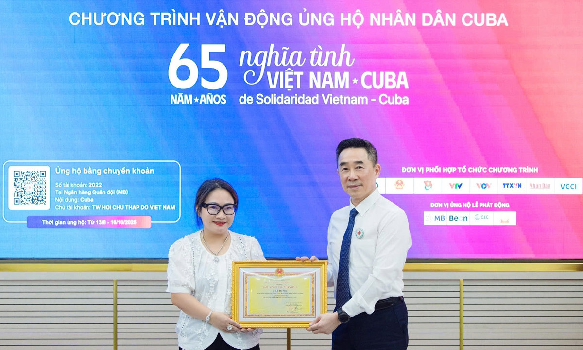 325,6 tỷ đồng được quyên góp ủng hộ nhân dân Cuba, đạt hơn 500% mục tiêu