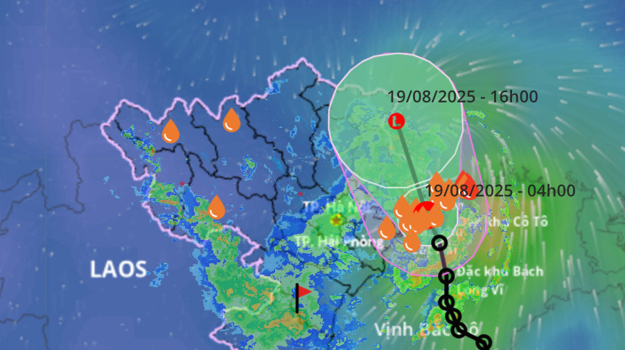Áp thấp nhiệt đới đổ bộ Quảng Ninh và dự báo mưa lớn trên cả nước 10 ngày tới