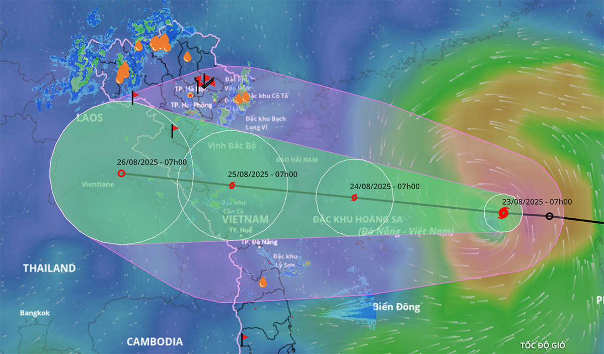 Bão số 5 Kajiki hình thành trên Biển Đông, cường độ có thể mạnh cấp 12
