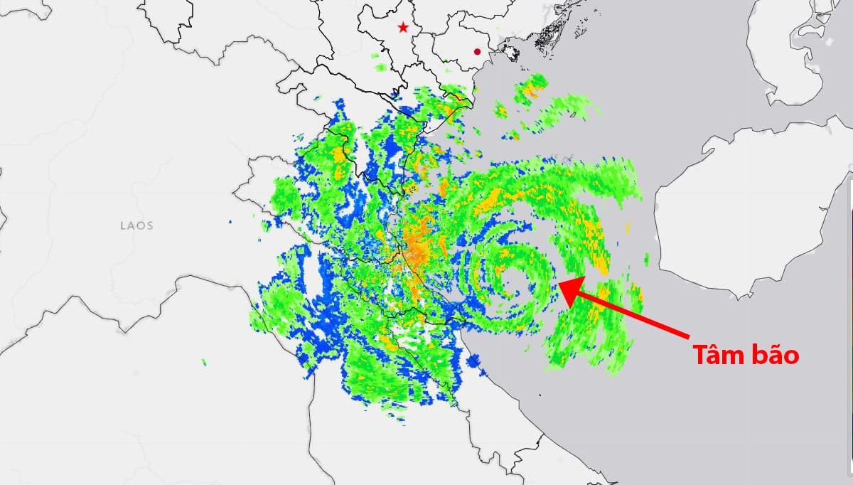 Bão số 5 có thể giảm về cuối cấp 13, đầu 14 khi áp sát bờ biển Hà Tĩnh - Nghệ An