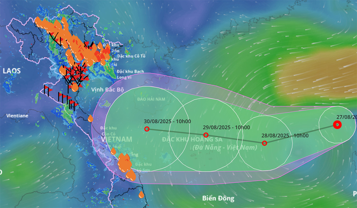 24 giờ sau khi bão số 5 Kajiki tan, Biển Đông đón áp thấp nhiệt đới mới