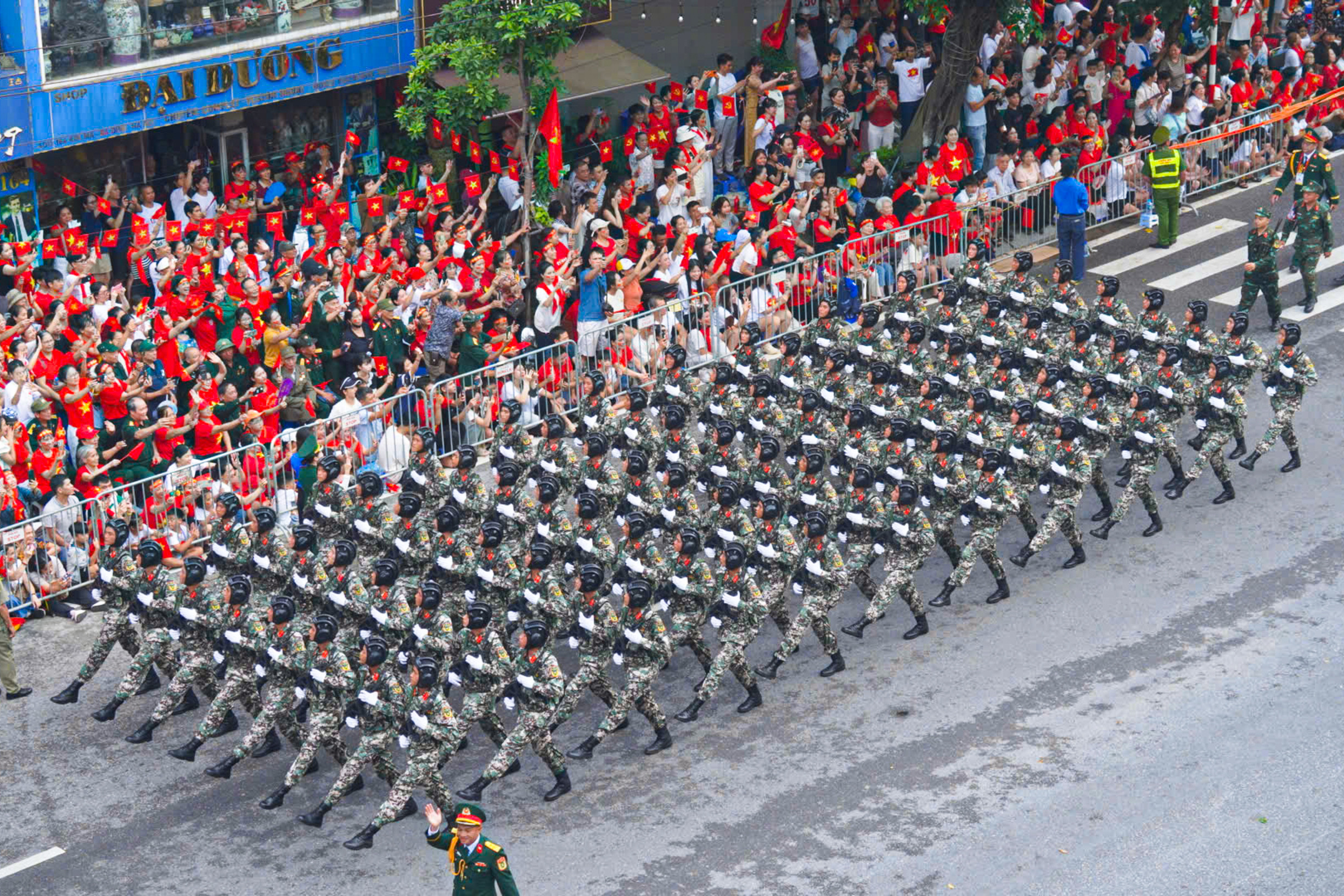 Lực lượng tham gia diễu binh để lại nhiều ấn tượng tốt đẹp với đồng bào cả nước