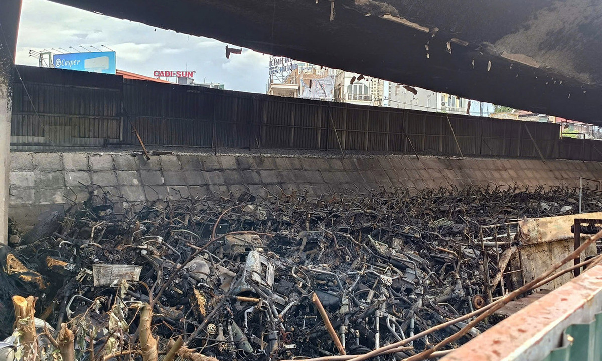 Thủ tướng yêu cầu làm rõ trách nhiệm vụ cháy bãi xe dưới gầm cầu Vĩnh Tuy