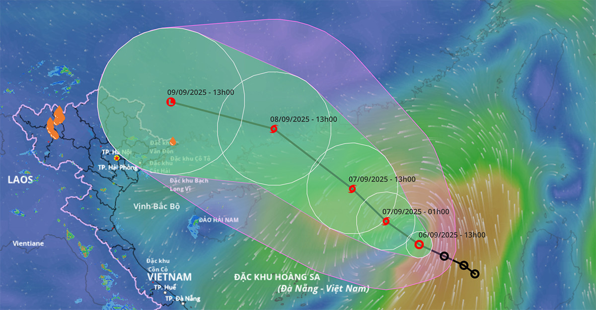 Bão số 7 Tapah hình thành trên Biển Đông, Hà Nội tiếp tục nắng nóng