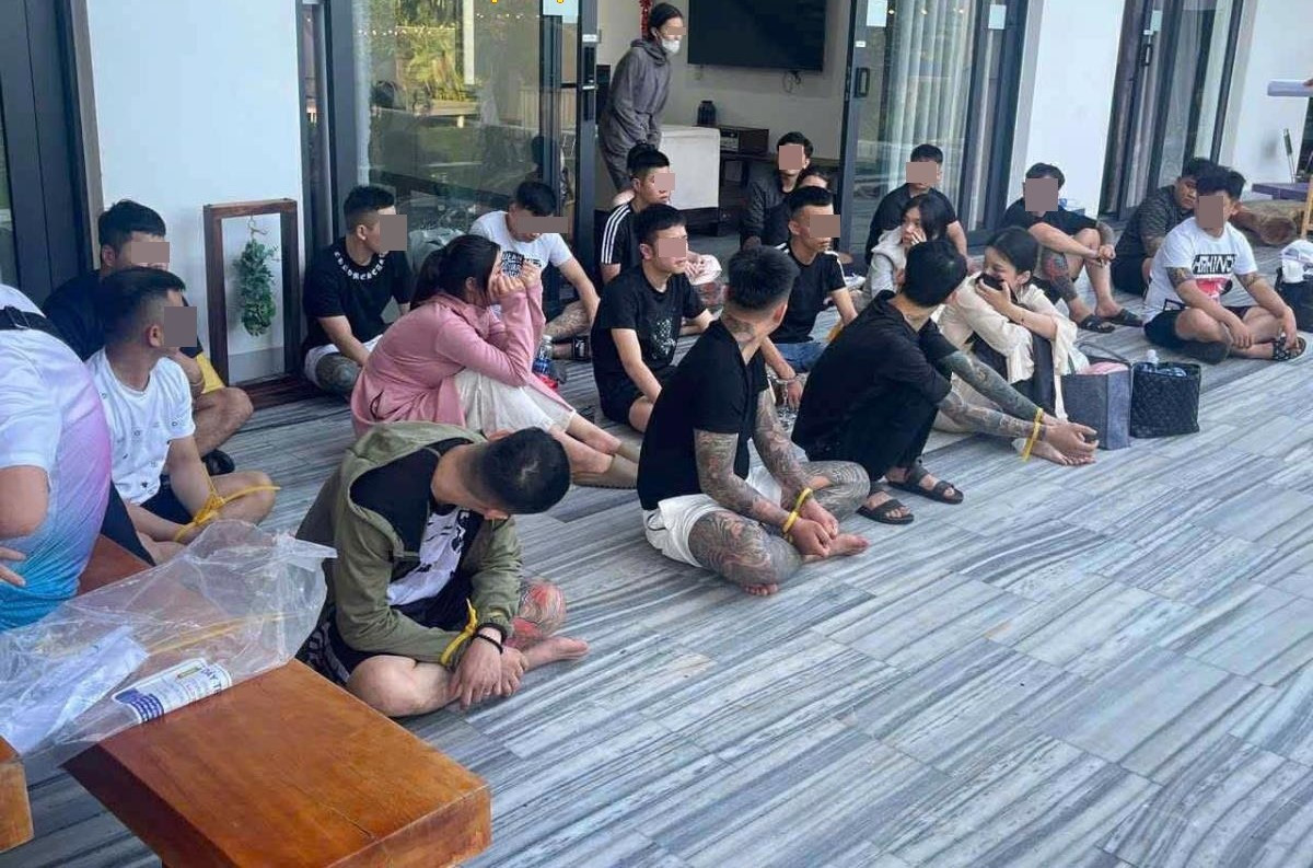 Nhóm nam thanh nữ tú thuê villa mở tiệc ma túy ở Đà Nẵng