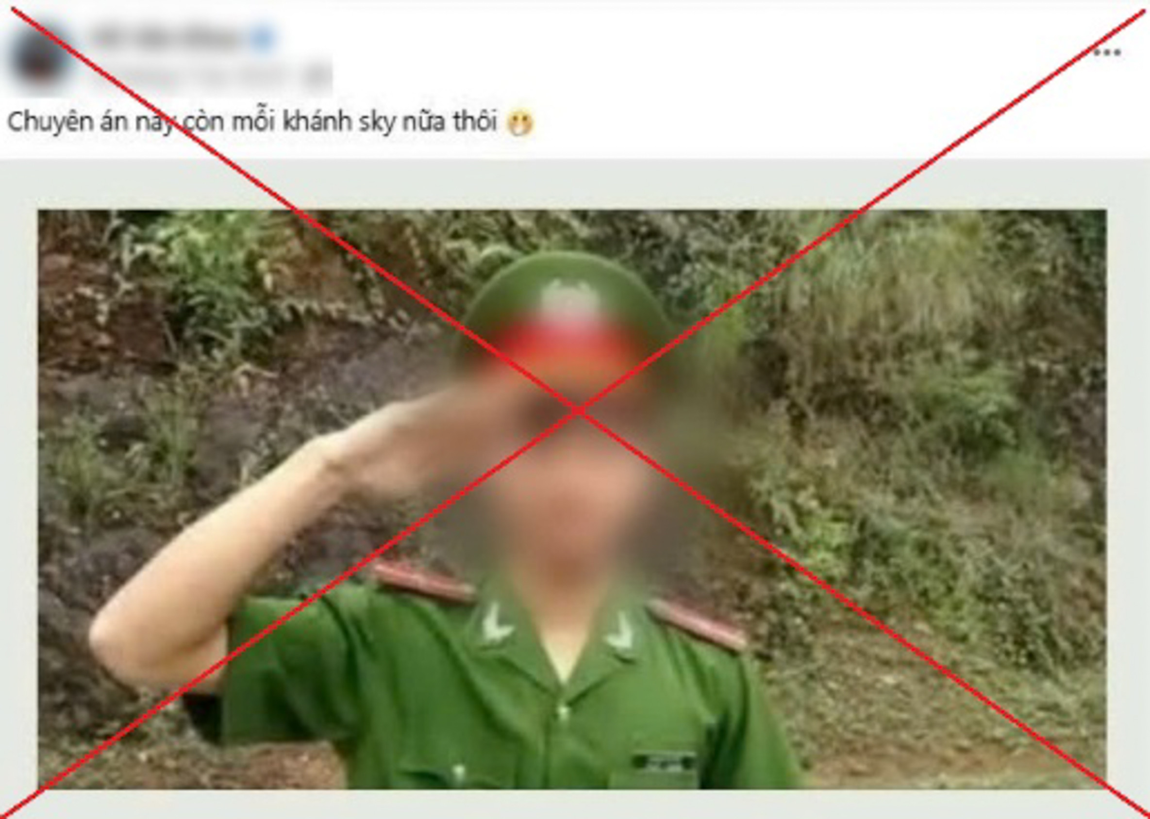 Phạt Facebooker đăng tin sai sự thật kèm ảnh mặc trang phục công an