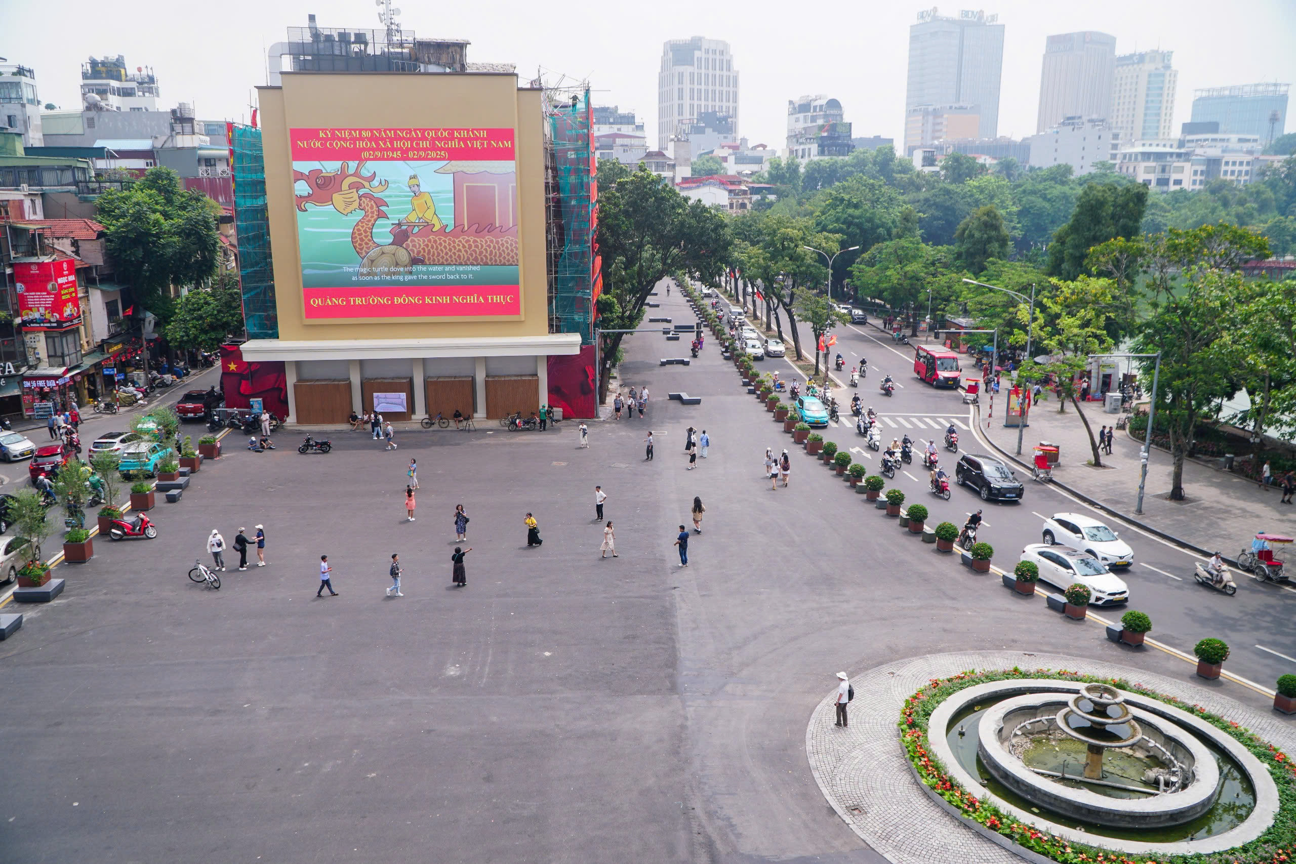 Quảng trường Đông Kinh - Nghĩa Thục tiếp tục được chỉnh trang thế nào?