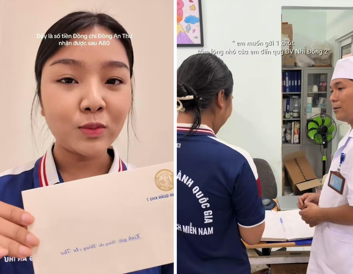 Nữ du kích tham gia A80 gây xúc động khi tặng tiền thưởng cho bệnh nhi