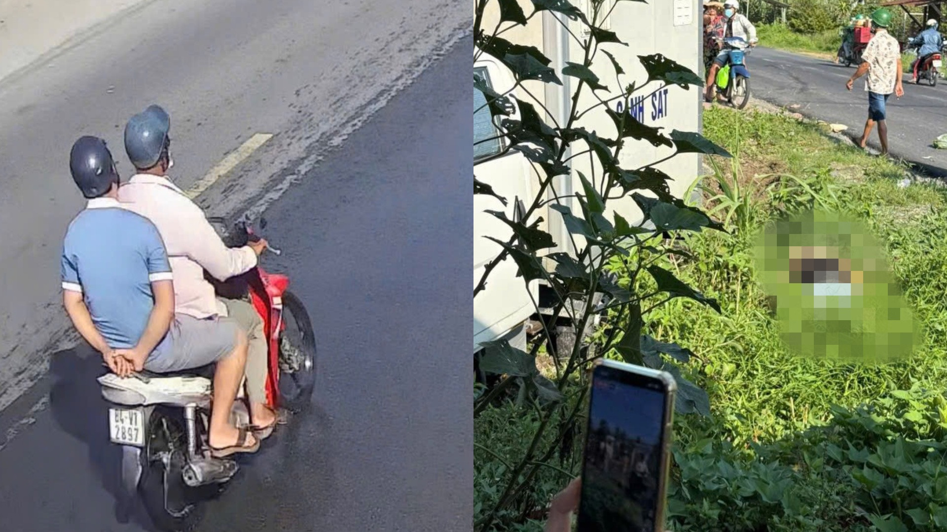 Tìm nhân chứng vụ xe máy va chạm ô tô chở phạm nhân khiến người phụ nữ tử vong