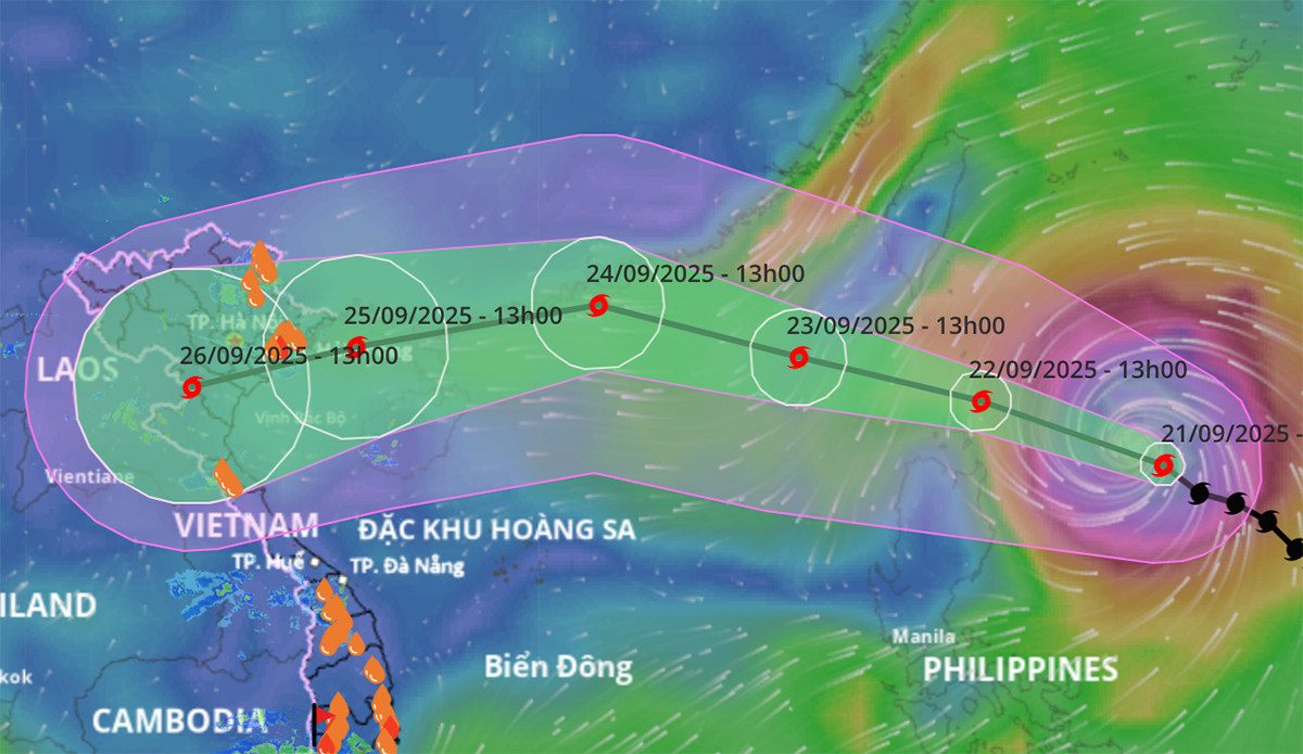Siêu bão Ragasa cường độ cực đại tương đương Yagi, sẽ đổ bộ đất liền nước ta