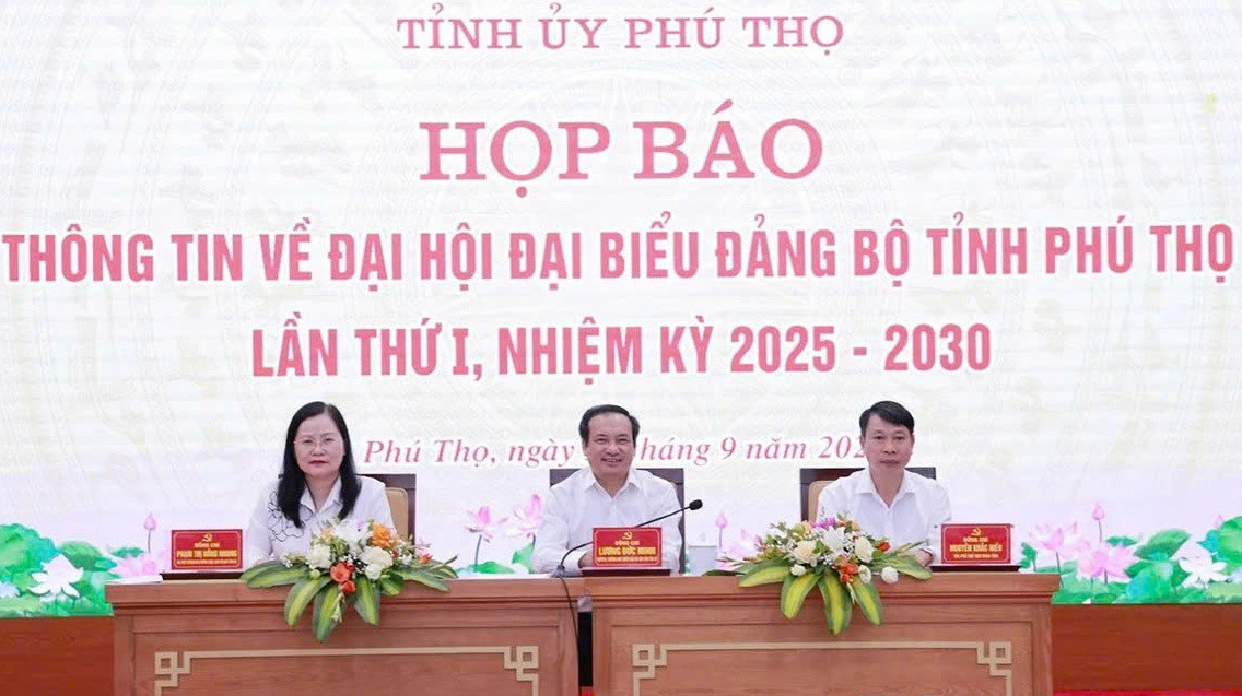 500 đại biểu tham dự Đại hội Đảng bộ tỉnh Phú Thọ nhiệm kỳ 2025-2030