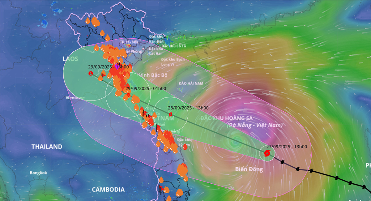 Chuyên gia chỉ ra những yếu tố bất thường của cơn bão số 10 Bualoi