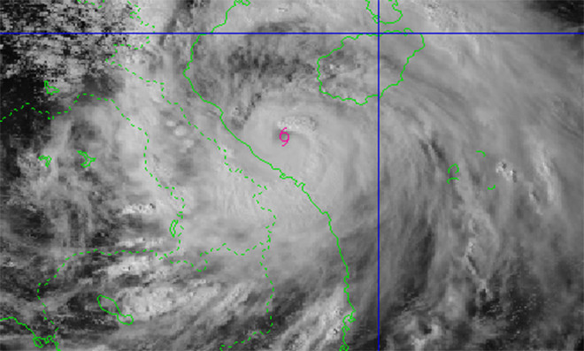 Bão Bualoi giật cấp 15 ở ven biển Nghệ An-Quảng Trị, khoảng 1h ngày 29/9 đổ bộ