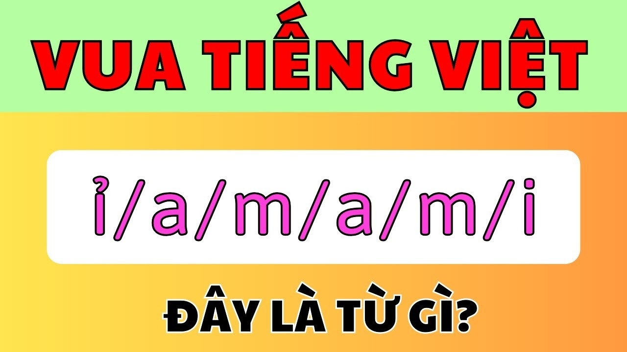 Trong 10 giây đố bạn sắp xếp các chữ cái thành từ có nghĩa